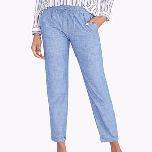 J. Crew Chambray Drawstring pant